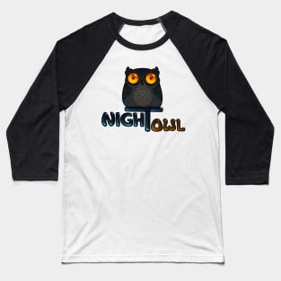 NIGHT OWL Baseball T-Shirt